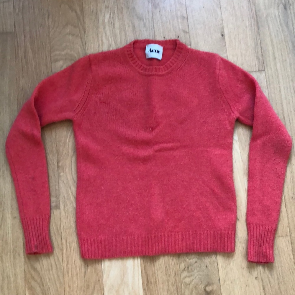 Acne 100% wool clementine sweater